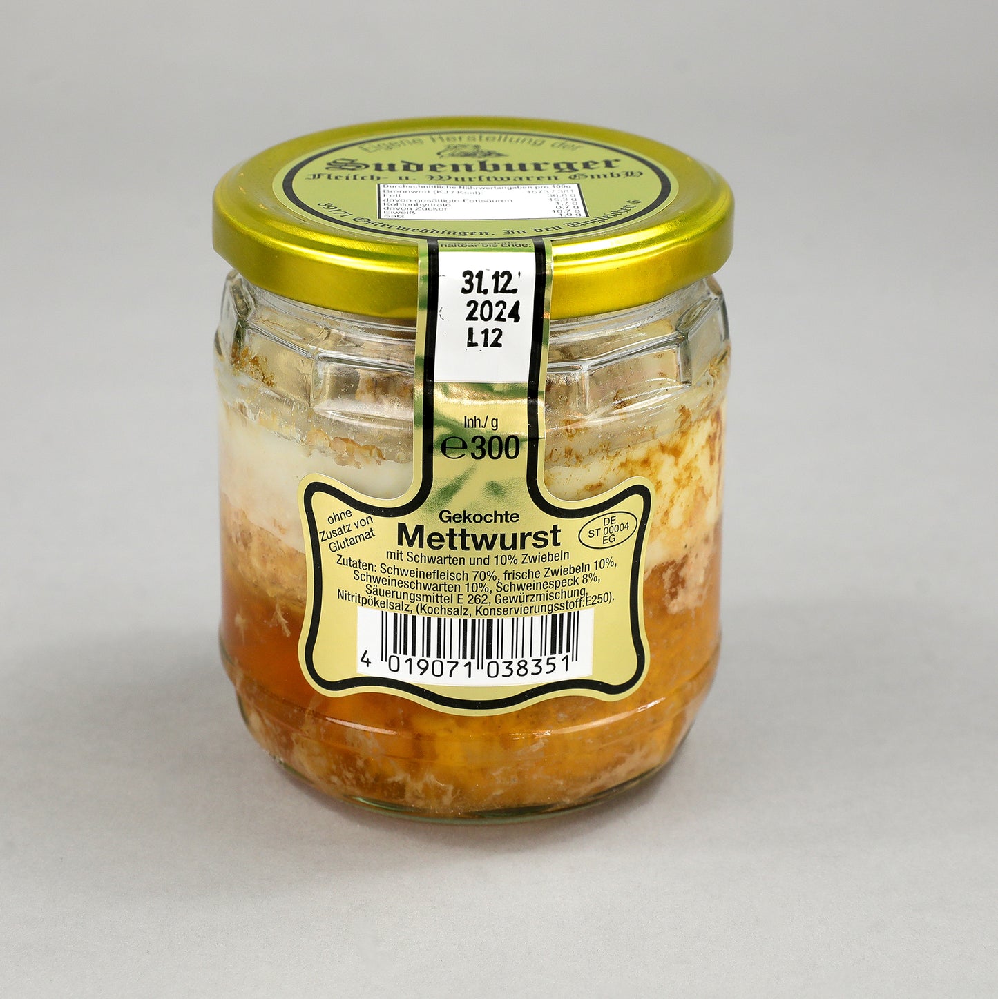 Mettwurst (gekocht) nach Magdeburger Art