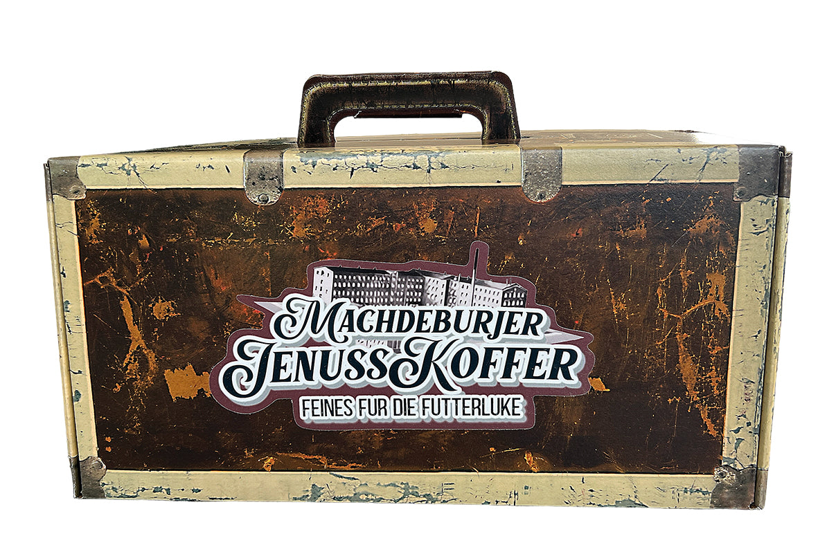 Machdeburjer Jenusskoffer mit Bratwurschttunke