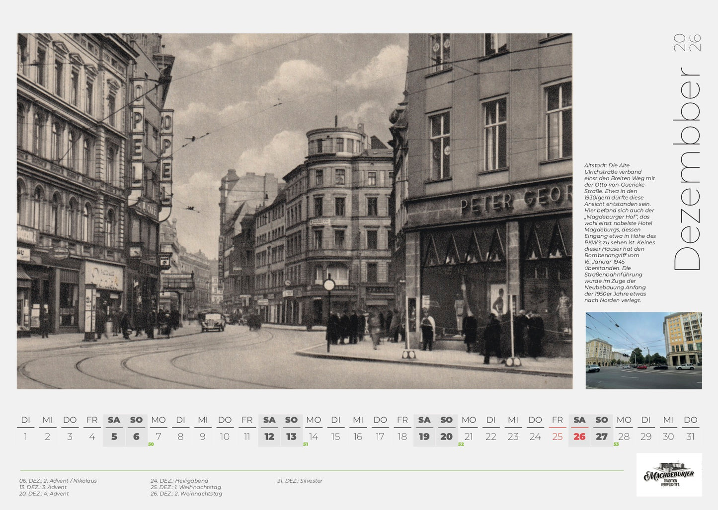 Kalender „Machdeburch - anno knips“