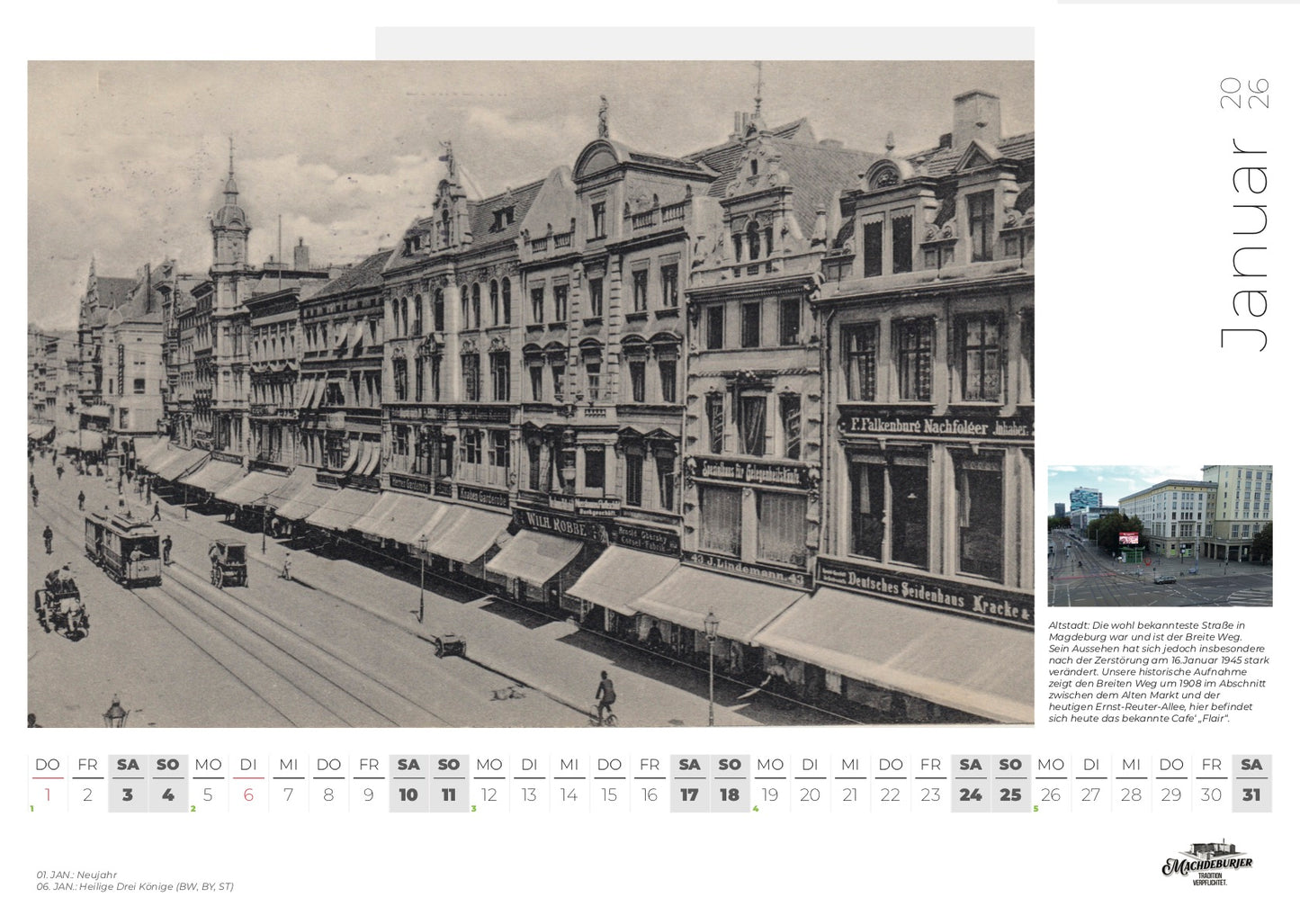 Kalender „Machdeburch - anno knips“