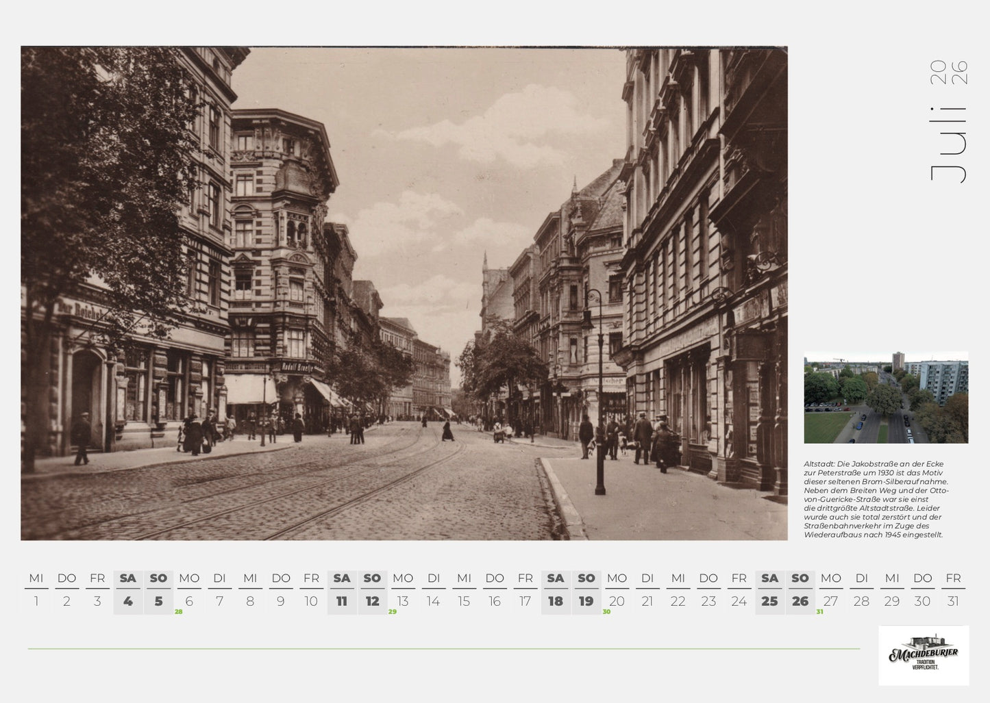 Kalender „Machdeburch - anno knips“