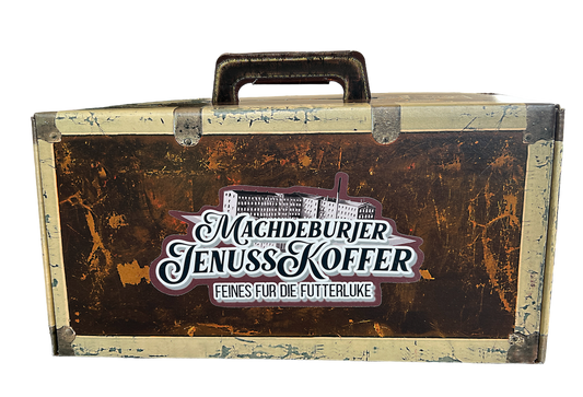 Machdeburjer Jenuss-Koffer mit Glühwein