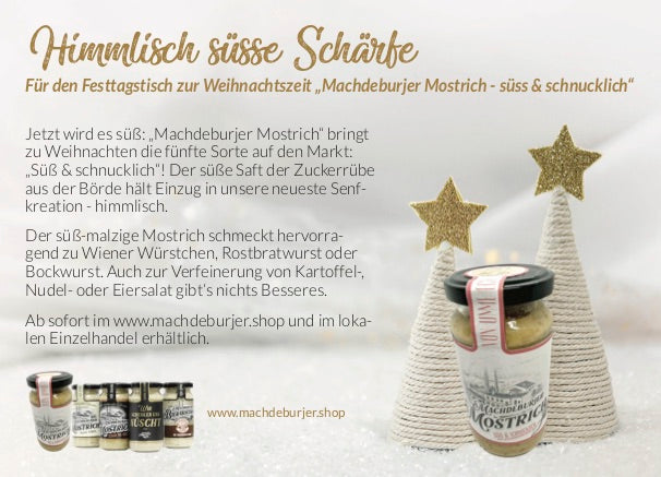 Machdeburjer Mostrich - „süß & schnuckelich“