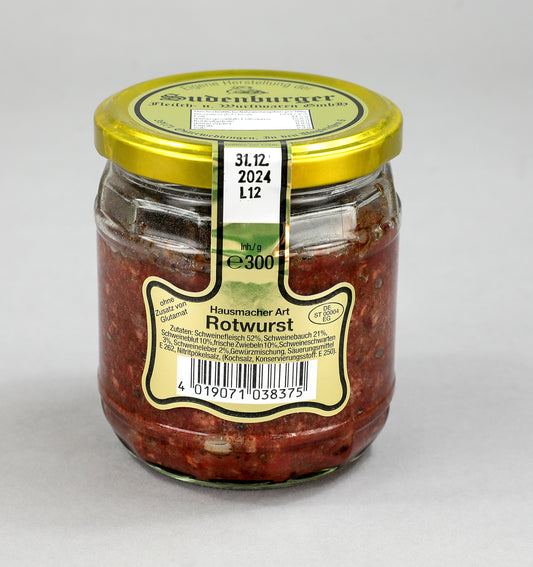 Rotwurst nach Magdeburger Hausmacher Art