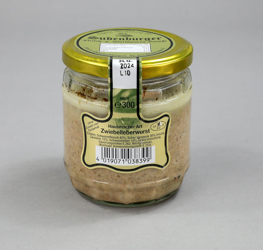 Zwiebelleberwurst nach Magdeburger Hausmacher Art
